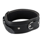 Leren-Halsband-met-Ring-Zwart
