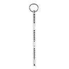 Solide-Geribbelde-Metalen-Dilator-Met-Trekring