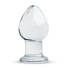 Ronde-Glazen-Buttplug-Transparant