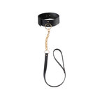 MAZE-Kunstleren-Halsband-Met-Riem