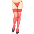 Vixson-Hoge-Kousen-Met-Kant-Rood