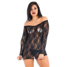 Vixson-Strapless-Kanten-Jurkje-Met-Lange-Mouwen
