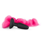 Siliconen-Buttplug-Met-Staart-Roze