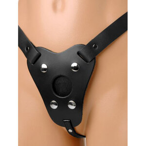 Professioneel leren Strap-On Dildo harnas