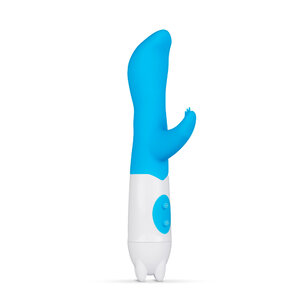 Siliconen vibrator 10 standen - Blauw