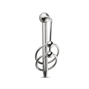 Dilator Met Eikel & Cockring - Metaal
