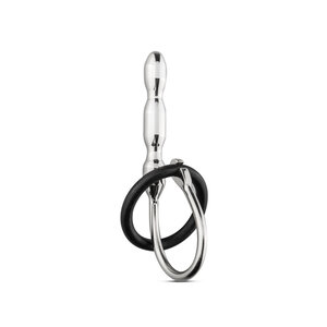 Metalen Penisplug Met Rubberen Eikelring