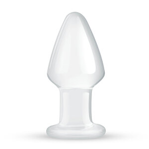 Klassieke Glazen Buttplug - Transparant