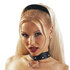 Leren halsband met ring_