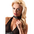 Lederen halsband met ring_