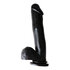 Zwarte Dildo met zuignap_