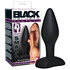 Zwarte Siliconen ButtPlug_