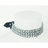 Leren halsband met kettingen_