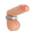 Silver Hex Heavy Duty Cock Ring and Ball Stretcher_