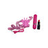 Roze oplegvibrator met bandjes_