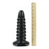 Gordeldier anaalplug met 7 ribbels_