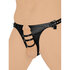 Sexy leren harnasstring met 3 penisriempjes_