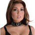 Lederen Halsband Met 'Slut' Studs Design_