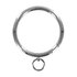 Stalen halsband met ring_