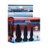 Siliconen Butt Plug Kit - Zwart_