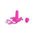 Roze butterfly opleg vibrator met dildo_