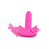 Roze butterfly opleg vibrator met dildo_