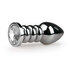 Zilverkleurige buttplug - Diamant_
