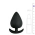 Anker buttplug - zwart, small_