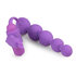 Triple Pleasure Cockring Met Anaalkralen En Stimulator - Paars_