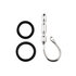 Metalen Penisplug Met Rubberen Eikelring_