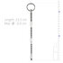 Solide Geribbelde Metalen Dilator Met Trekring_
