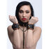 Coax Leren Halsband + Boeien - Zwart/Cognac_
