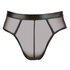 Wetlook Slip Met Open Achterkant - Zwart_