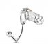 Metalen Kuisheidskooi Met Buttplug_