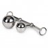 Metalen Bondage String Met Anaal & Vagina Ballen_