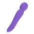 Oplaadbare Dubbel/Wand Vibrator - Paars_