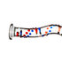 Glazen G-Spot/Prostaatdildo Met Gekleurde Nopjes - Transparant_