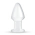 Klassieke Glazen Buttplug - Transparant_