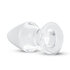 Klassieke Glazen Buttplug - Transparant_