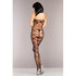 Open Catsuit Met Bloemendesign En Spaghettibandjes_