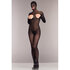 Kruisloze Catsuit Met Hood En Open Cups_