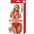 Latex Body Met Open Cups - Rood_
