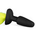 Siliconen Buttplug Met Staart - Geel_