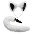 White Fox Buttplug & Haarband Set_