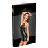 Wetlook Jurk Met Netstof Cups En Borduursel_