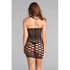 Strapless Mini Jurkje Met Gaten_