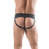 Jockstrap Met Brede Heupband - Metallic Rood_
