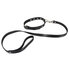 Lederen Halsband met Riem_
